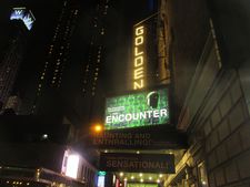 Simon McBurney's Complicite production of The Encounter at the Golden Theatre